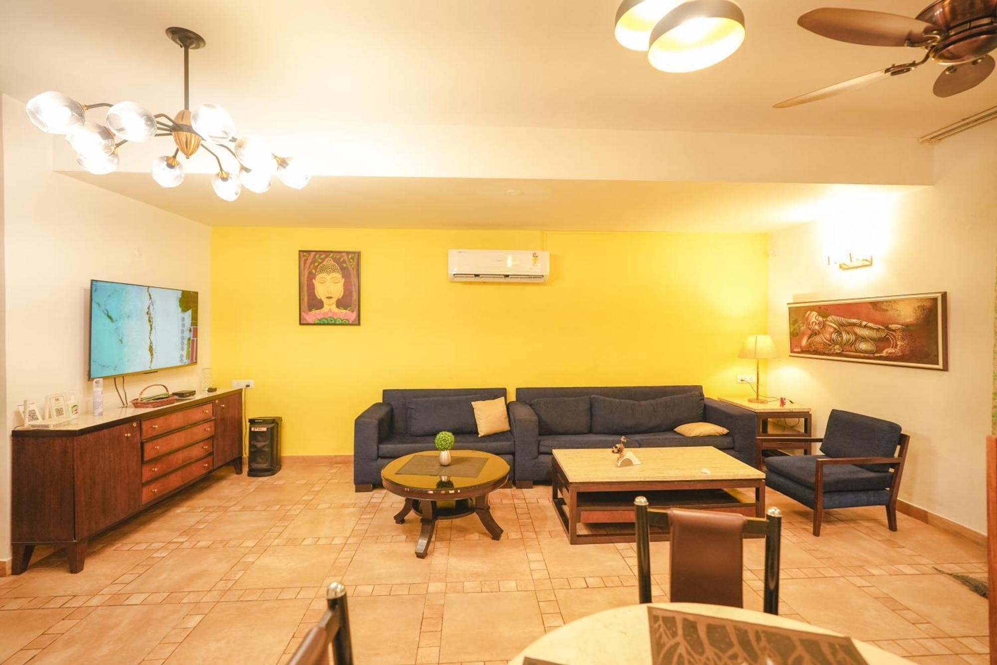 Villa M - Jia 3- 3Bhk In Candolim, Pool Facing, Near Beach, Breakfast Included Buitenkant foto