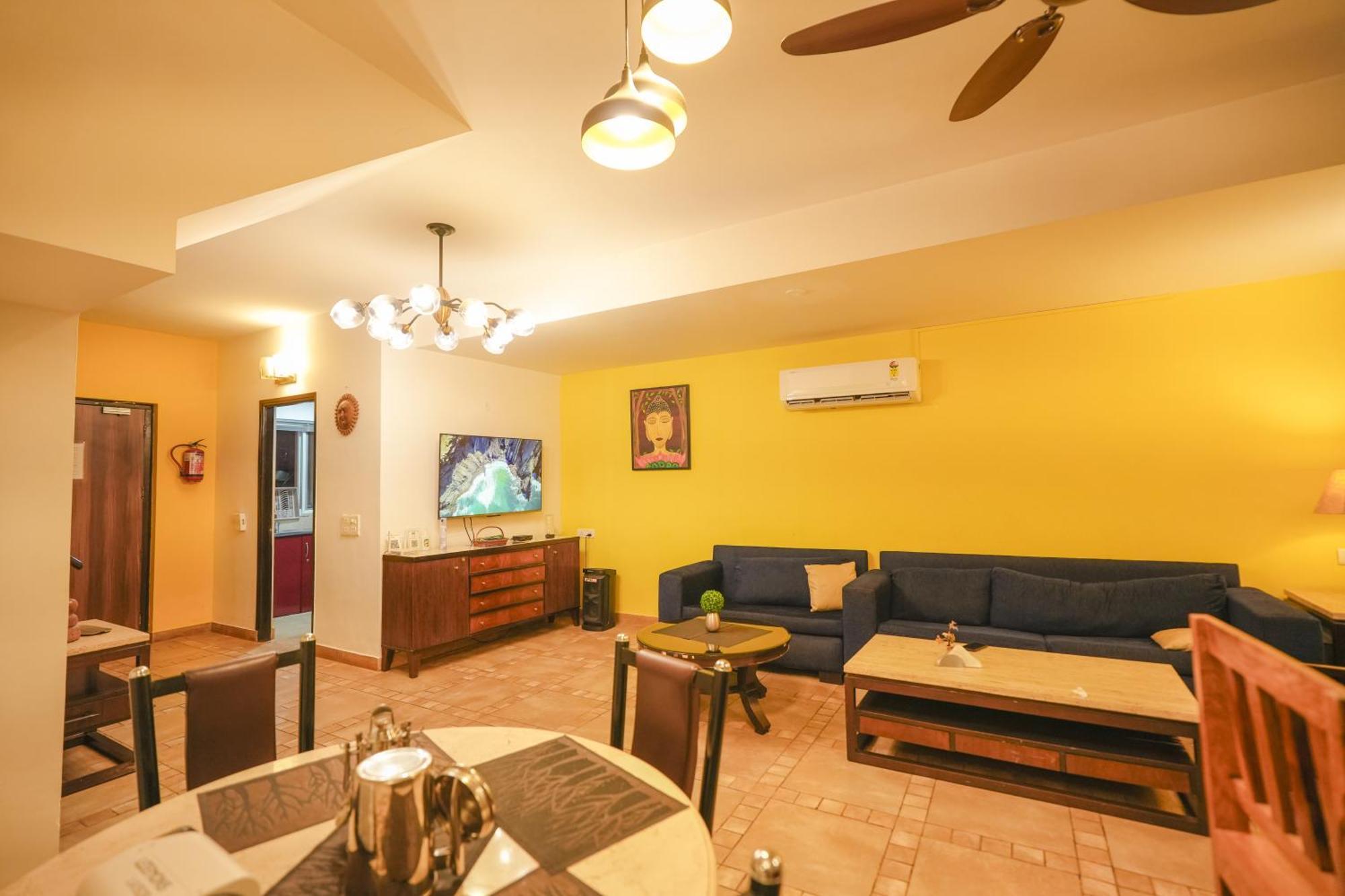 Villa M - Jia 3- 3Bhk In Candolim, Pool Facing, Near Beach, Breakfast Included Buitenkant foto
