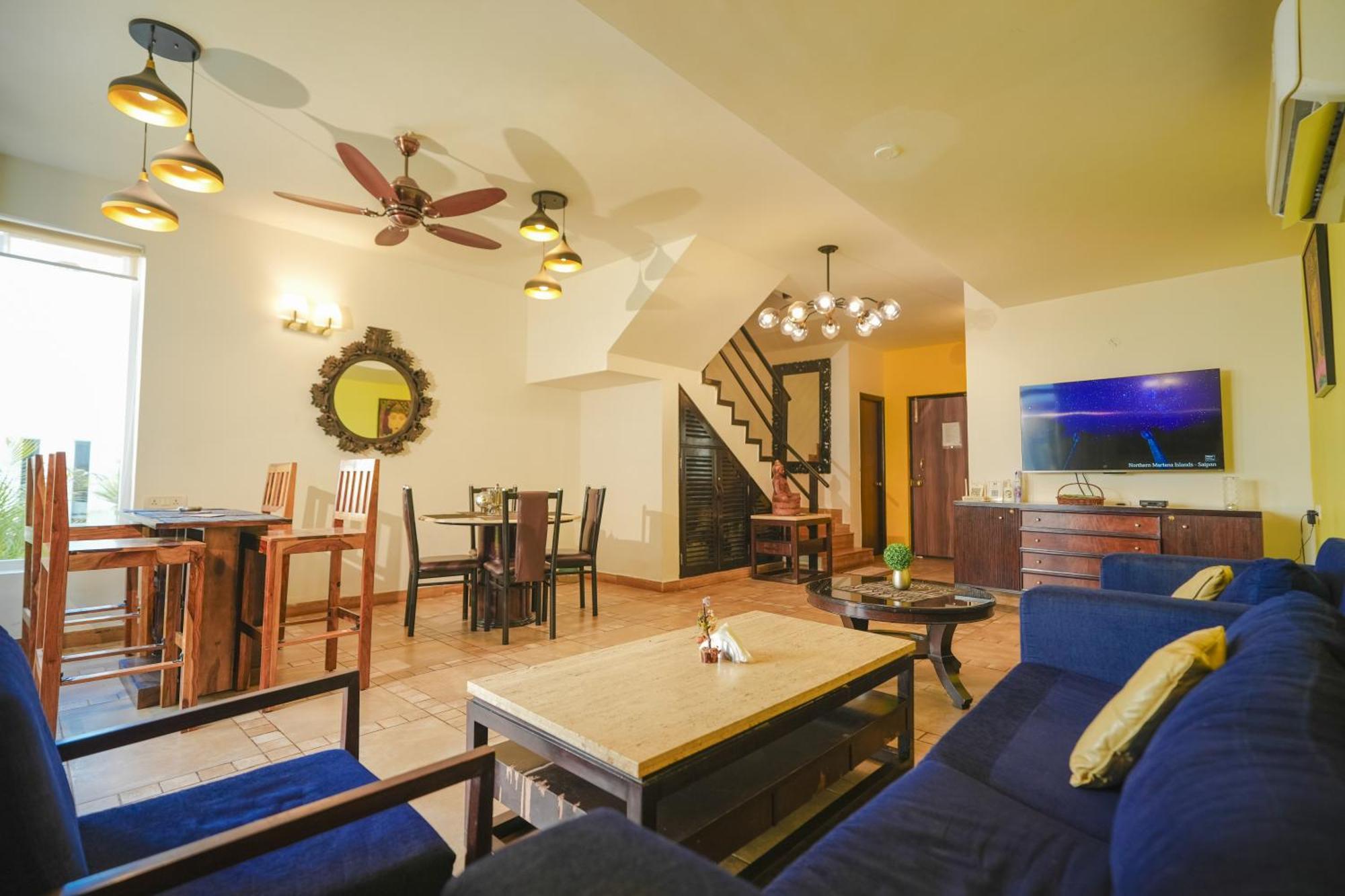 Villa M - Jia 3- 3Bhk In Candolim, Pool Facing, Near Beach, Breakfast Included Buitenkant foto