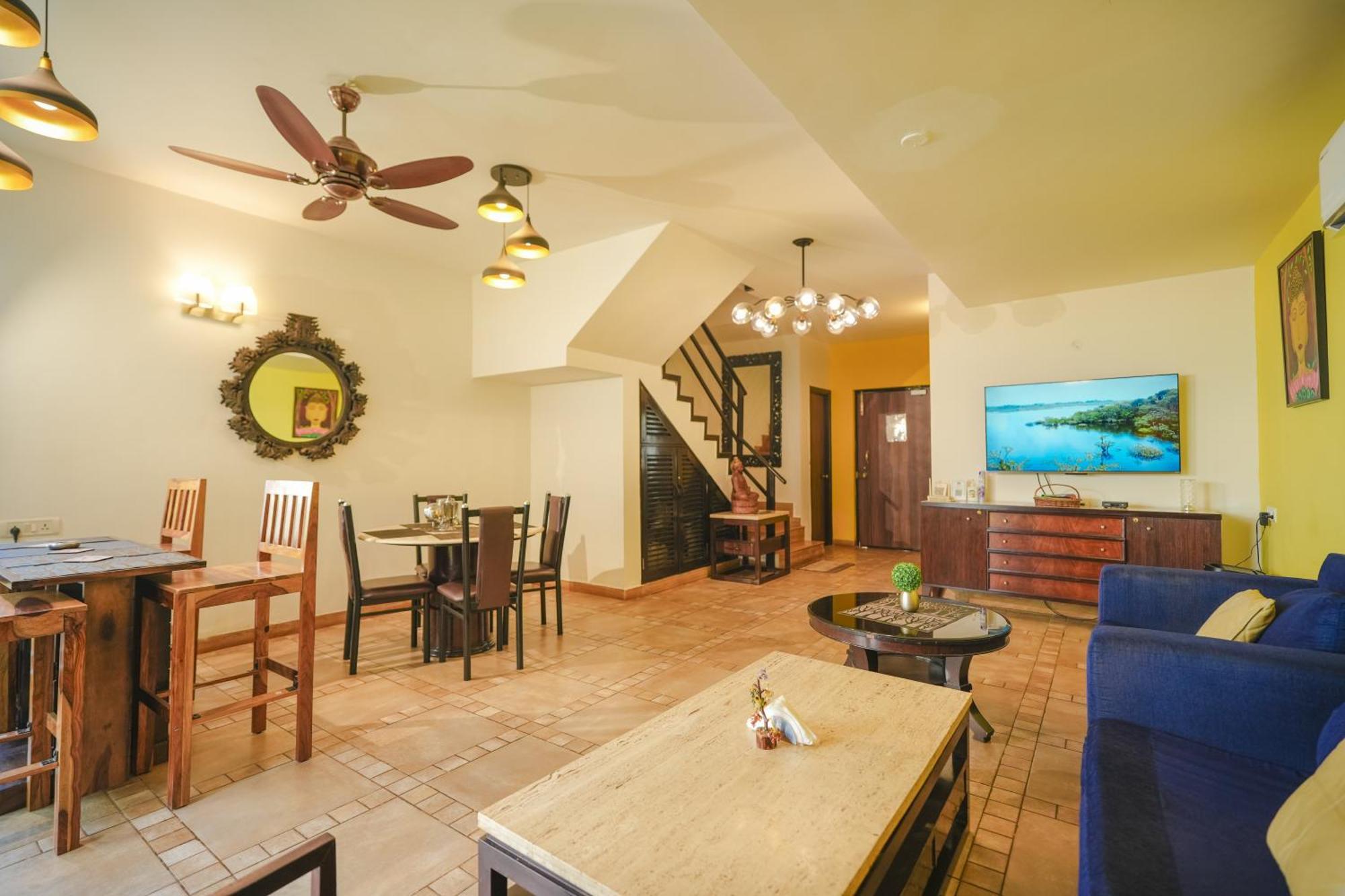 Villa M - Jia 3- 3Bhk In Candolim, Pool Facing, Near Beach, Breakfast Included Buitenkant foto