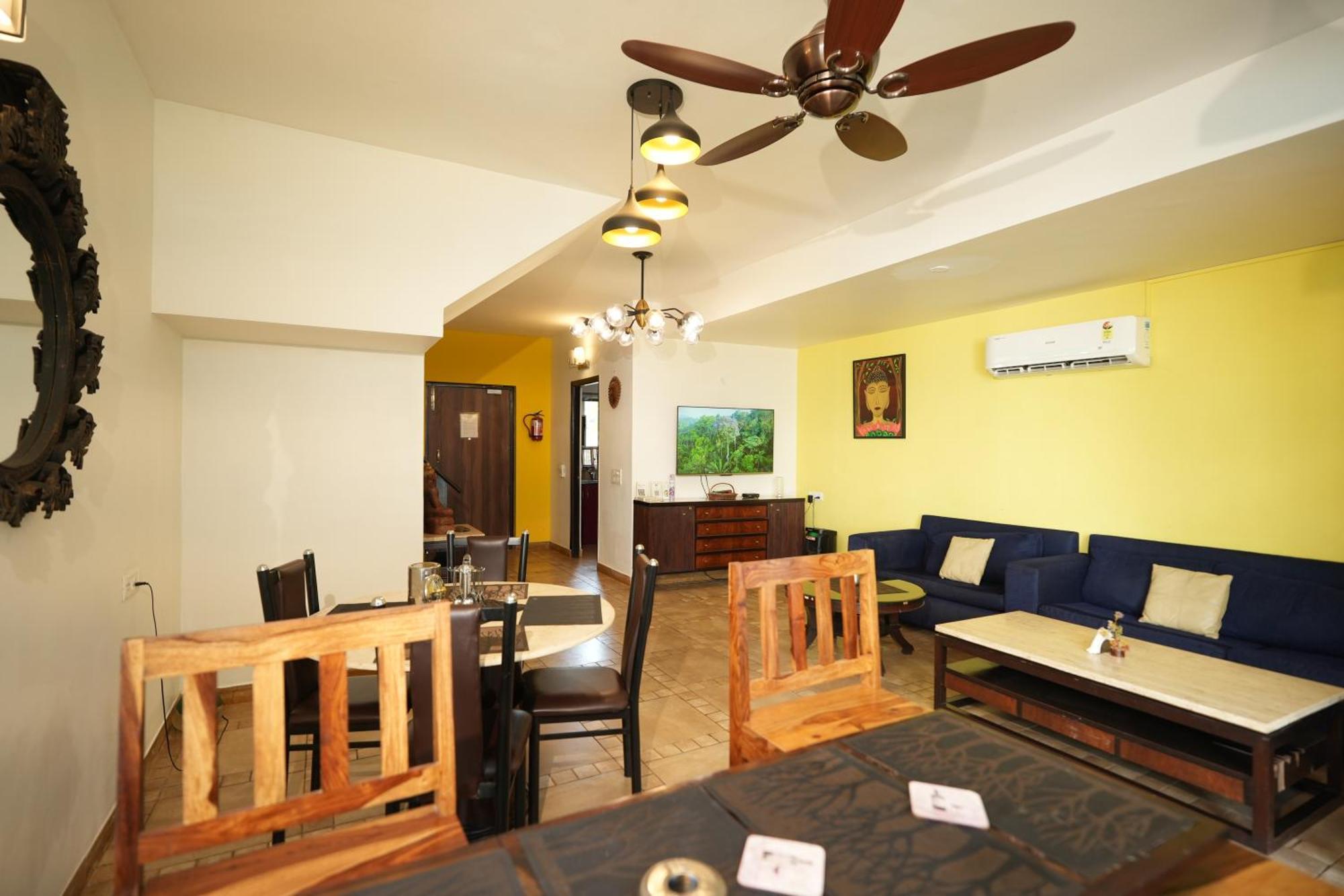 Villa M - Jia 3- 3Bhk In Candolim, Pool Facing, Near Beach, Breakfast Included Buitenkant foto