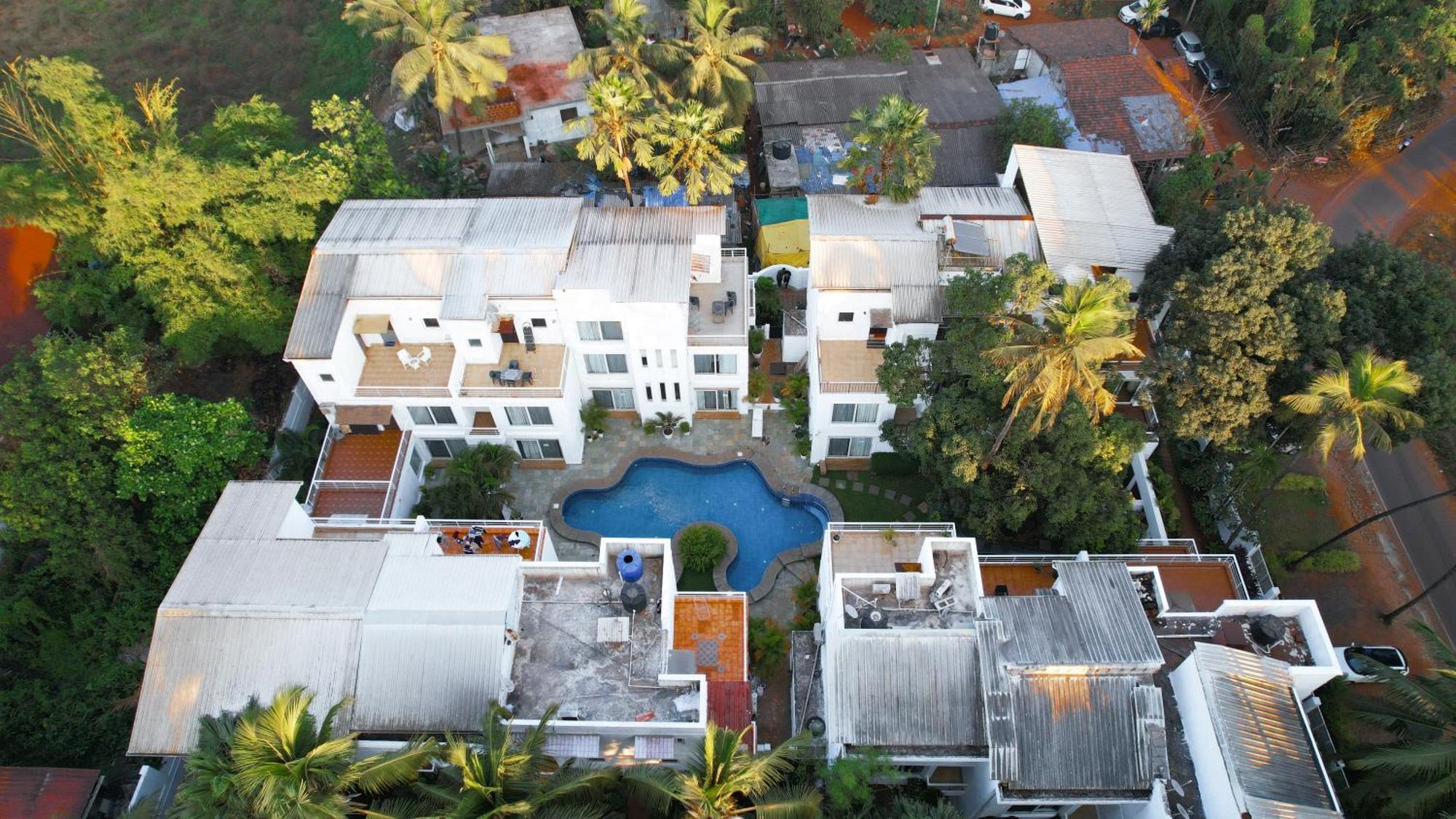 Villa M - Jia 3- 3Bhk In Candolim, Pool Facing, Near Beach, Breakfast Included Buitenkant foto